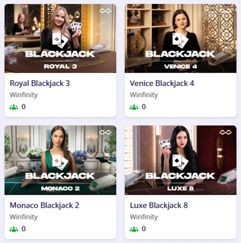 Giochi live di Stellare Casino